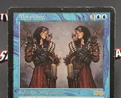 MTG Morphling- WRITTEN ON -Urza's Saga Magic the Gathering Card #085 - Image 3