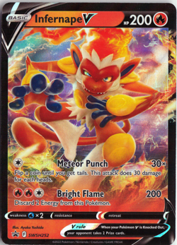 Infernape V SWSH: Sword & Shield Promo Cards SWSD SWSH252 Promo NM - Image 1
