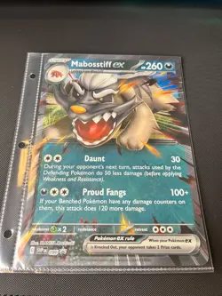 Mabosstiff ex - Jumbo Card 086 Jumbo Cards Holo - Image 1
