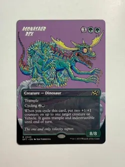 Agonasaur Rex (Borderless) 343 MTG Aetherdrift - Image 1
