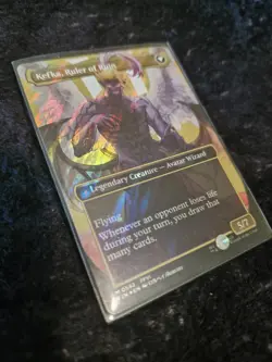 Magic The Gathering Kefka, Court Mage Borderless Surge Foil NM/Mint FFVI 0543 - Image 2