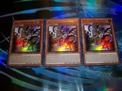 3x Horus the Black Flame Deity 1st Edition Ultra Rare MP25-EN158 Yu-Gi-Oh! - Image 1
