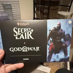 Magic: The Gathering Secret Lair x God of War Norse Box English Kratos 2024 - Image 1