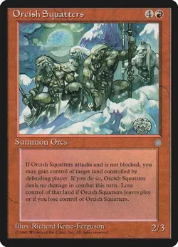 Ice Age Orcish Squatters MTG Magic the Gathering LP - Image 1