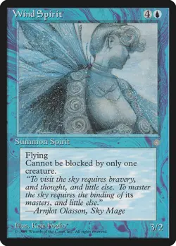 Ice Age Wind Spirit MTG Magic the Gathering NM - Image 1
