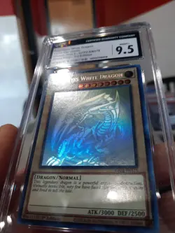 Ghost Rare Blue Eyes White Dragon Cgc 9.5 Mint+ 2022 From The Past 2 GFP2-EN175 - Image 2