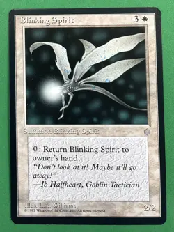 Magic: The Gathering Ice Age MTG CCG BLINKING SPIRIT Summon L.A. Williams NM - Image 1