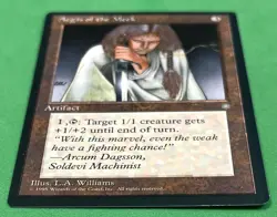 Magic: The Gathering Ice Age MTG CCG AEGIS OF THE MEEK Artifact L.A. Williams NM - Image 2