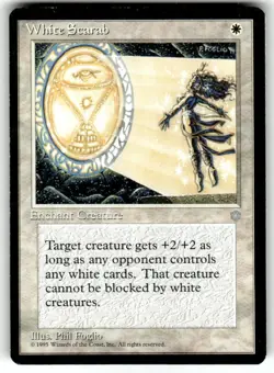 White Scarab (056) Ice Age ICE MTG Magic - Image 1