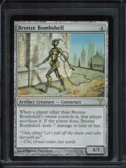 Magic The Gathering MTG - Dissension DIS 2006 - #160 Bronze Bombshell NM x1 - Image 1