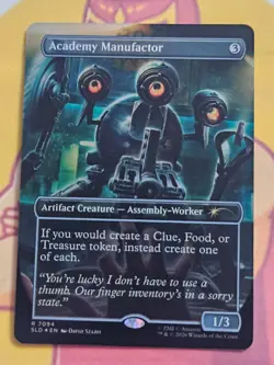 MTG Academy Manufactor (7094) Fallout (Mr. Handy) Secret Lair Drop Foil 🤖 - Image 2