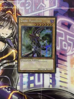 Yugioh Dark Magician Prismatic Secret Rare SBC2 - Image 1
