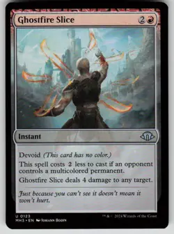 Ghostfire Slice Uncommon Modern Horizons 3 123 MTG Near Mint 2024 - Image 1