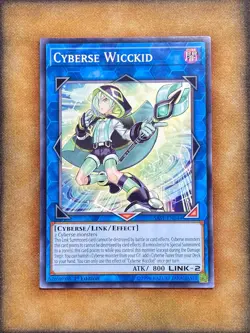 Yugioh Cyberse Wicckid SAST-EN044 Common 1st Ed NM - Image 1