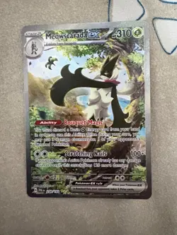 Pokemon Meowscarada ex 256/193 SV Paldea Evolved Special Illustration Rare NM - Image 1