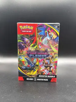 NEW Pokemon TCG: Phantasmal Flames Factory Sealed Booster Bundle Box - Image 1