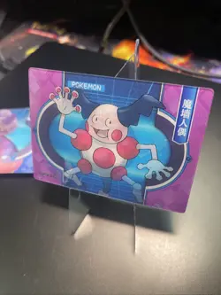 Pokemon EIF Origins 3.0 Lenticular Card Mr Mime/Alolan Mr Mine - Image 1