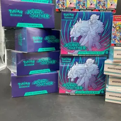 Pokemon TCG Journey Together Lot (7) ETB (13) Booster Bundles SEALED - Image 3