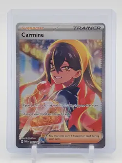 CARMINE 2024 POKEMON TWILIGHT MASQUERADE #217 SPECIAL ILLUSTRATION RARE Q5677 - Image 1