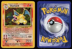 Charizard 4/102 Base Set Unlimited Holo Rare Holo POKEMON - Image 3