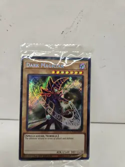 Vintage SEALED 1996 Yu Gi Oh Dark Magician Hologram #46986414 Trading Cards Pack - Image 1