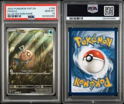 2024 Pokemon SSP En-Surging Sparks Feebas Illustration Rare Card PSA 10 198/191 - Image 3