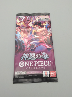 1PACK NEW ONE PIECE OP-11 TCG A FIST OF DIVINE SPEED BLISTER PACK JAPANESE - Image 1