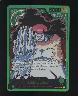 2025 One Piece EB02 Special Alternate Art Gold Leader #OP06-020 Hody Jones - Image 1