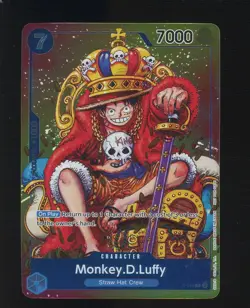 2024 One Piece EN P-043 Monkey D Luffy Convention Exclusive Foil - Image 1