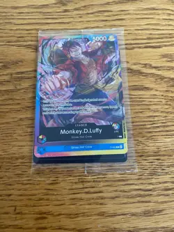 ONE PIECE 2ND ANNIVERSARY TOURNAMENT MONKEY D LUFFY P-043 Sealed Promo Pack - Image 1
