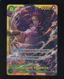 One Piece English OP04-119 Donquixote Rosinante Alternate Art Secret Rare - Image 1