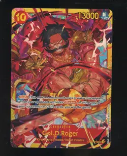 One Piece English OP09-118 Gol D Roger Alternate Art Secret Rare - Image 1