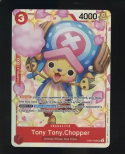One Piece English EB01-006 Tony Tony Chopper Alternate Art Super Rare - Image 1
