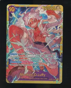 One Piece English OP05-119 Monkey D Luffy Alternate Art Secret Rare - Image 1