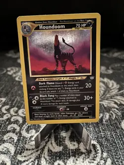 Pokemon Neo Revelation Houndoom Card 8/64 Unlimited Holo Rare LP - Image 1