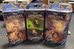 Disney Lorcana Shimmering Skies Starter Deck Box LOT of 3 - SEALED - Image 1