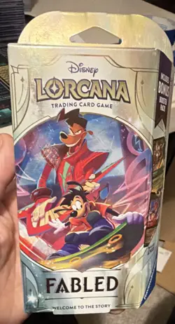 Ravensburger Disney Lorcana TCG Fabled Goofy Starter Deck English 2025 60ct - Image 1