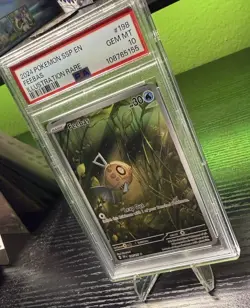 PSA 10 Gem Mint Feebas 198/191 Surging Sparks Illustration Rare Pokemon Card TCG - Image 1