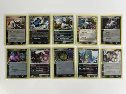 Pokemon Dark Type 10 Card Lot - Darkrai Absol Nidoran Dark Dragonair - LP - Image 1