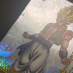 Y1908 Gogeta SP HOLO Japanese Dragon Ball Dragon Battlers Carddass Card - Image 2