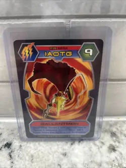 Digimon D-Tector GALLANTMON 1st Edition Card 2002 Bandai DT-26 MEGA, IAOTG - Image 1