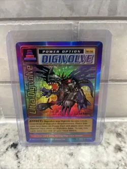 Digimon CCG Bandai 1999 ST-56 Ultra Digivolve 1st Edition Holo Foil Card - Image 1