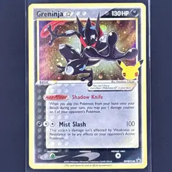 Greninja Gold Star SWSH144 Celebrations Promo Holo Pokemon Card TCG SWSH 144 - Image 1