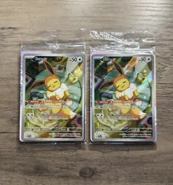 2x Eevee SVP173 Prismatic Evolutions Sealed ETB Promo Near Mint Pokemon Card - Image 1