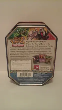 Pokemon TCG Darkrai Legendary EX Tin with Darkrai EX Card 2012 - Image 3