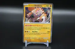 2023 Pokemon Nintendo Bloodmoon Ursaluna #025/064 Holographic Rare Trading Card - Image 1