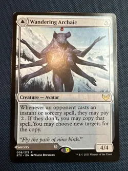 MTG Wandering Archaic - Strixhaven: School of Mages (STX) NM - Image 1