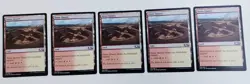 Lot of 5 MTG Magic the Gathering Land Stone Quarry 2018 Wizards of the Coast - Image 1