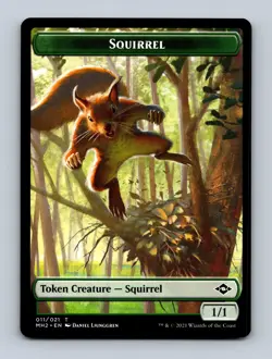 Squirrel Token Modern Horizons 2 Non-Foil MTG NM - Image 1
