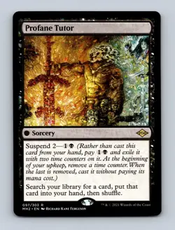 Profane Tutor Modern Horizons 2 Non-Foil MTG NM - Image 1